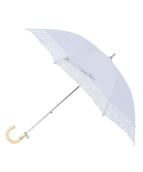 New限定品 傘 晴雨兼用傘 オーガンジーフラワーカットワーク刺繍 限定製作 Www Muslimaidusa Org