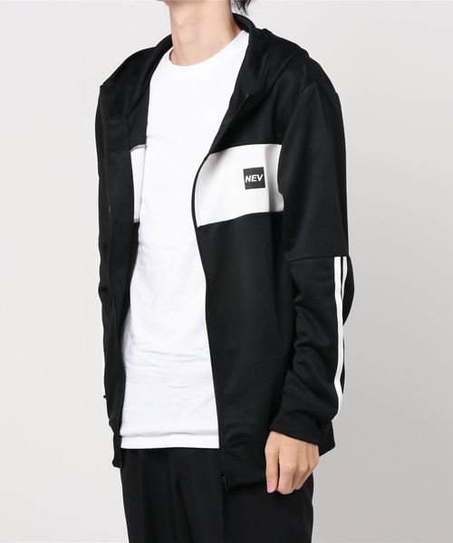 ブラック ジップアップ ジャンパー S-GINNI-ZIP-OD スウェットジップアップ｜グレー｜メンズ｜DIESEL