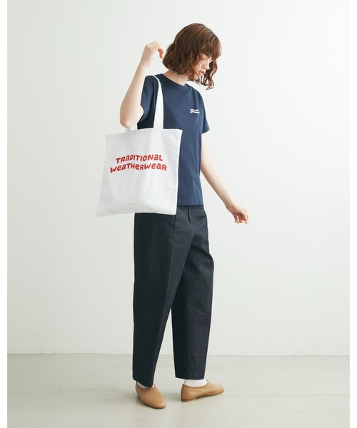 Traditional Weatherwear トートバッグ WAVE LOGO TOTE