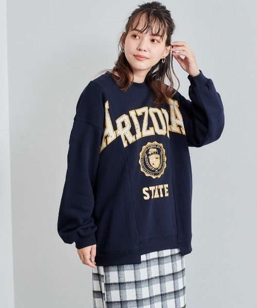 cepo（セポ） スウェット リメイク カレッジロゴスウェット : ZOZOTOWN