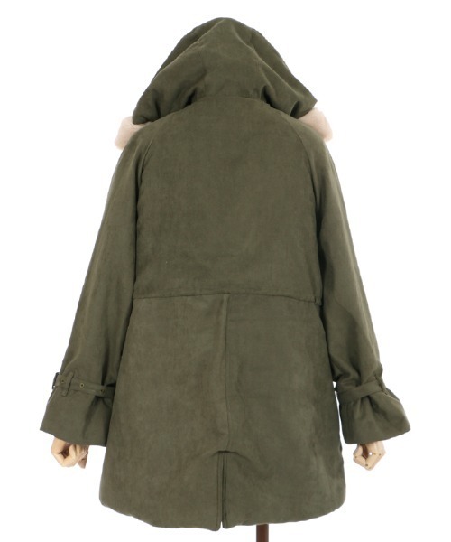 axes femme カーキ モッズコート Lサイズ axes femme（アクシーズ ファム） コート モッズコート フード付ミドル