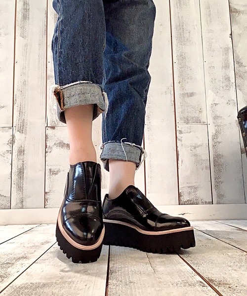 ジェフリーキャンベル　レディースシューズ　ブラック　サイズ36 ジェフリーキャンベル Jeffrey Campbell パールヒールローファー