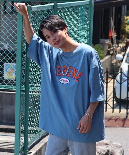 Bling Leads tシャツ 「Bling leads」ワッペンオーバーサイズTシャツ