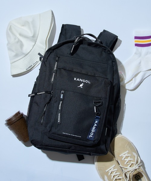 KANGOL カンゴール リュック ブラックオフ KGSA-BG00145 Amazon.co.jp: [カンゴール] リュック リュックサック