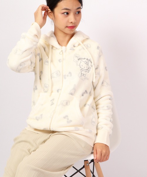 ハローキティ　ぬいぐるみ　パーカー　サンリオ 当時物 1997 ハローキティ パーカー ぬいぐるみ かぶりんぼ 旧