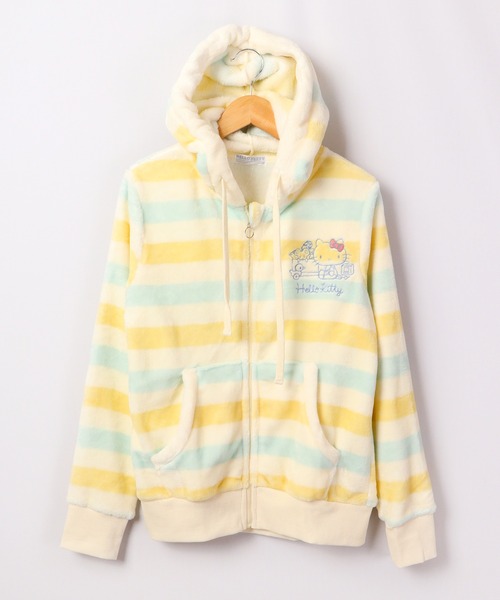 ハローキティ イエローパーカー loungefly x SANRIO】 ハローキティ50周年記念パーカー (Sanrio