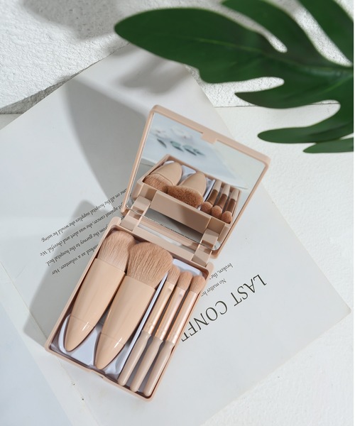 木製ラウンドブラシ5本セットとプラスチックブラシ2本 単品も可能！木製ラウンドブラシ5本セットとプラスチックブラシ2本