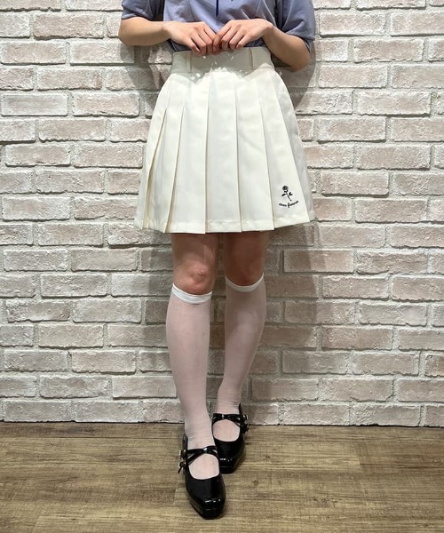 パンツ 刺繍入プリーツキュロット レディース | axes femme | 02