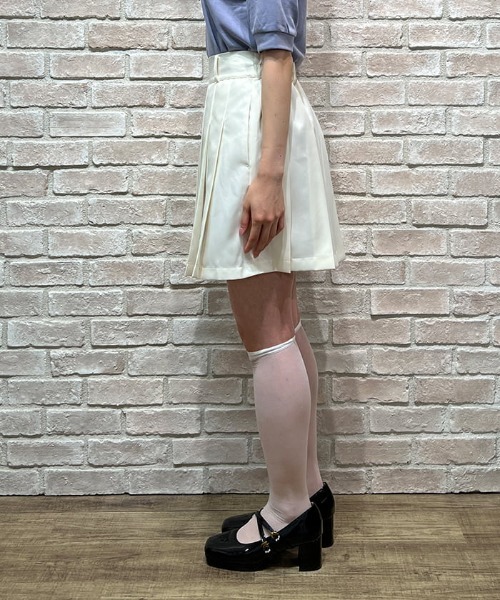 パンツ 刺繍入プリーツキュロット レディース | axes femme | 03
