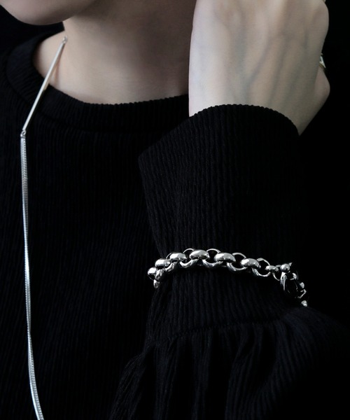 ブレスレット 「YArKA/ヤーカ」big  circle azuki bracelet 「DB5」 丸あずきデザインブレスレット レディース メンズの画像
