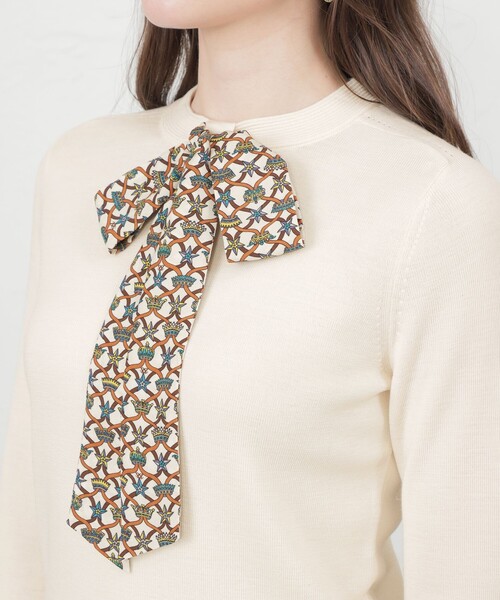 AMACA 【LIBERTY】Windsor Ribbon ワンピース40