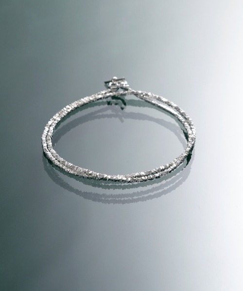 YArKA  ヤーカ　シルバー925　２WAY アンクレット　ブレスレット YArKA ブレスレット 「YArKA/ヤーカ」irregular beads 2way
