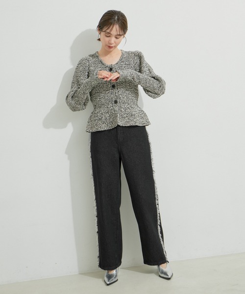 LE CERCLE par rope' ジーンズ デニム デニムパンツ サイド