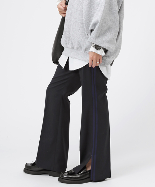 AP STUDIO レディース パンツ スラックス T/W サイドライン