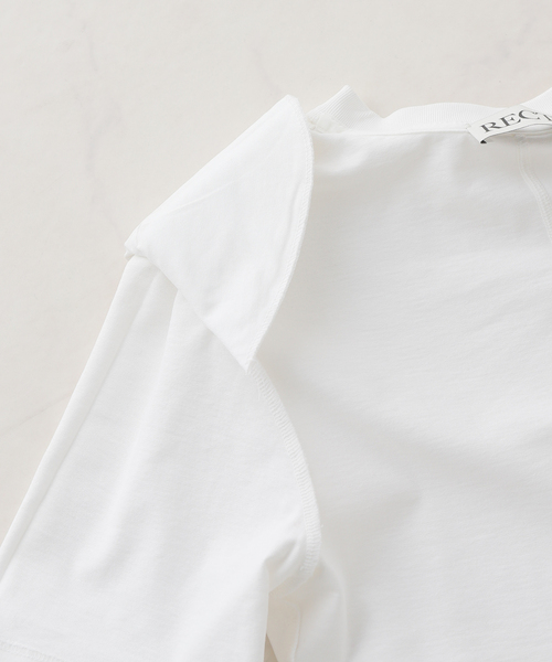 RECTO  Tシャツ Deuxieme Classe tシャツ 「RECTO/レクト」RC PAD DETAIL COTTON