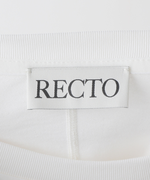 Deuxieme Classe tシャツ 「RECTO/レクト」RC PAD DETAIL COTTON
