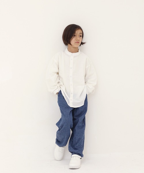ZIーON（ジーオン） ブラウス シャツ レギュラーカラー＆ノーカラー