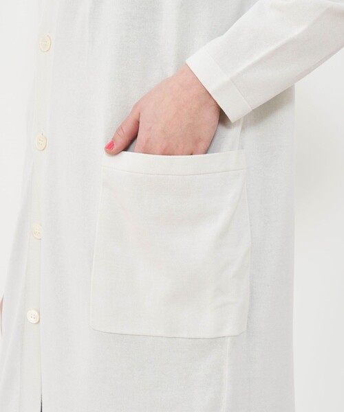 GALERIE VIE カーディガン プレーンコットン Vネックロング