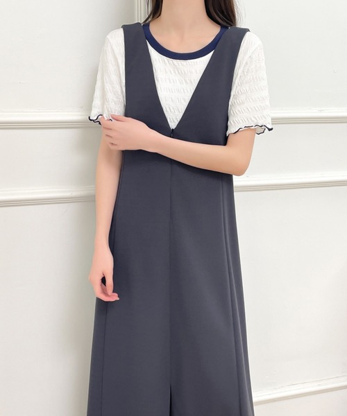 ABITOKYO（アビトーキョー） ジャンパースカート 2WAY フレアAライン