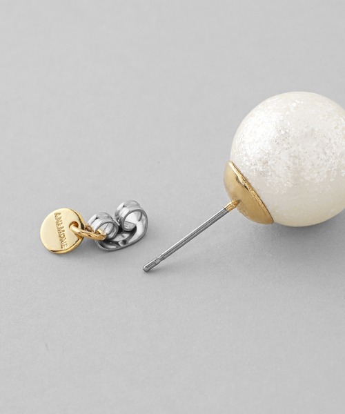 ANEMONE ピアス シャイニーパールピアス レディース : ZOZOTOWN