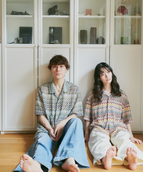 Camphor wood シャツ color wave sheer shirts / ウェーブシアーシャツ