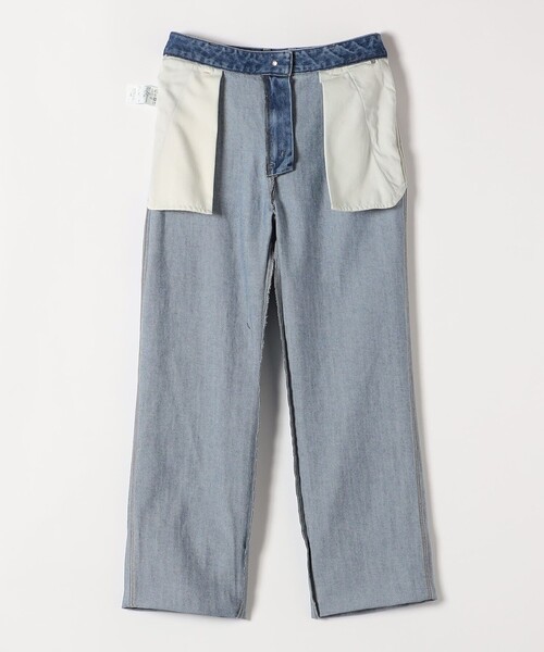 SHIPS any ジーンズ デニム デニムパンツ any: ワイド ロールアップ