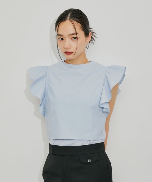 tシャツ 「逸品」フリルセットTシャツ レディース