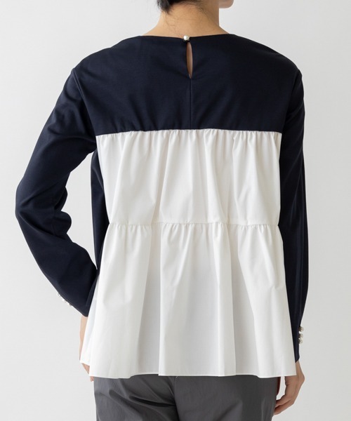 Sono tシャツ 「SONO/ソーノ」レイヤードフレアロングTEE