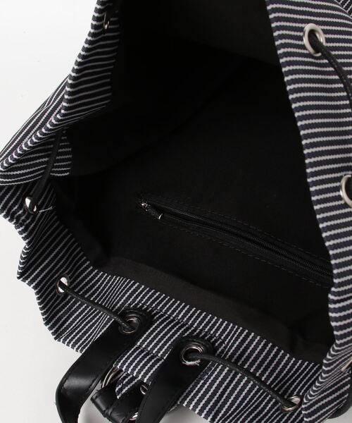 gossip!ロサンゼルス デイバック リュック Y2K大容量ストライプ