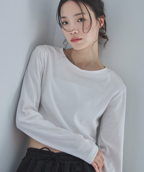 feepur（フェピュール） tシャツ クロップドフライスロンTee