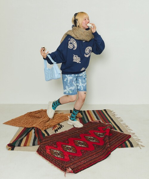 パーカー YMYM × FREAK'S STORE/ワイエムワイエム 別注 YMYM Paisley Hoodie/別注 ワイエムワイエム ペイズリー FREAK'S STORE パーカー YMYM × STORE/ワイエムワイエム 別注