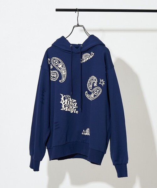 パーカー YMYM × FREAK'S STORE/ワイエムワイエム 別注 YMYM Paisley Hoodie/別注 ワイエムワイエム ペイズリー FREAK'S STORE パーカー YMYM × STORE/ワイエムワイエム 別注