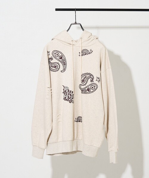 パーカー YMYM × FREAK'S STORE/ワイエムワイエム 別注 YMYM Paisley Hoodie/別注 ワイエムワイエム ペイズリー FREAK'S STORE パーカー YMYM × STORE/ワイエムワイエム 別注