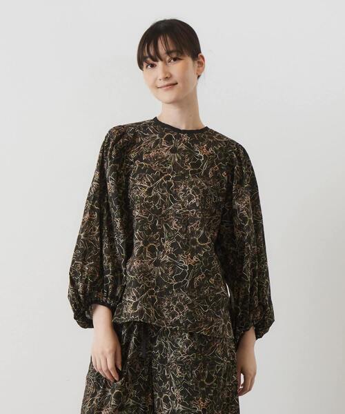 ブラウス シャツ 「LOURMARIN」パフスリーブブラウス レディース