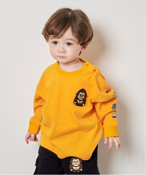 XLARGE KIDS（エクストララージ キッズ） tシャツ ファニーゴリラ＆車