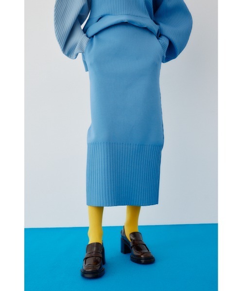 HeRIN.CYE スカート 2way slit knit skirt 2ウェイスリットニット