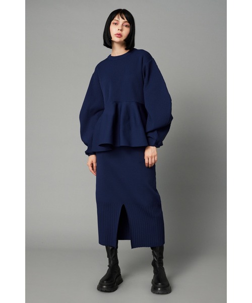 ameri vintage 2way slit knit Ameri VINTAGE - ameri vintage ALONG  