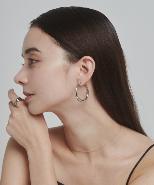 【両耳用】 フープ ピアス- CHANSON 301（WH） B79mh5ifNNH9.jpg?width=768