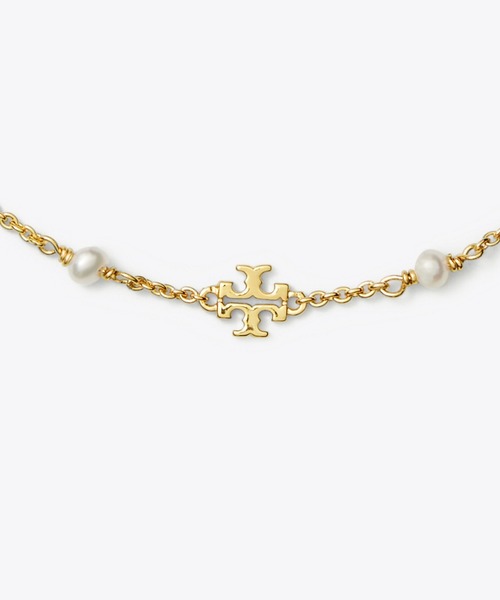 TORY BURCH ムーンダンス パール デリケート チェーン ブレスレット TORY BURCH（トリーバーチ） ブレスレット ムーンダンス パール