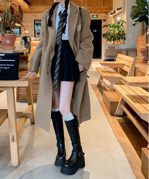 gossip!ロサンゼルス ブーツ Y2K プラットフォームロングブーツ