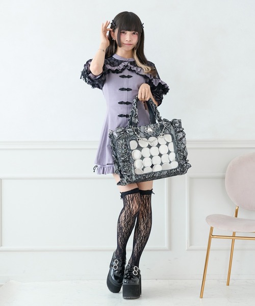 Pal elfy ショルダーバッグ バッグ オーロラレースBIG姫痛バ/地雷系