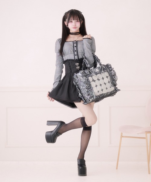 Pal elfy オーロラレースBig姫痛バ/地雷系 量産型 ZOZOTOWN Pal elfy ショルダーバッグ バッグ オーロラレースBIG姫痛バ/地雷系