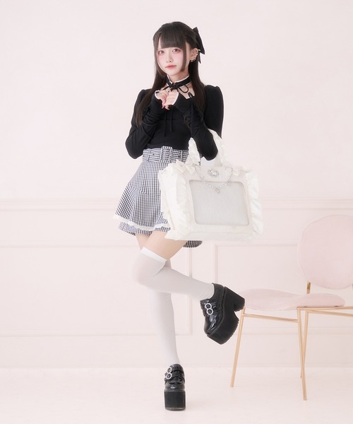 Pal elfy オーロラレースBig姫痛バ/地雷系 量産型 ZOZOTOWN Pal elfy ショルダーバッグ バッグ オーロラレースBIG姫痛バ/地雷系