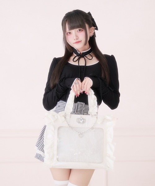 Pal elfy ショルダーバッグ バッグ オーロラレースBIG姫痛バ/地雷系