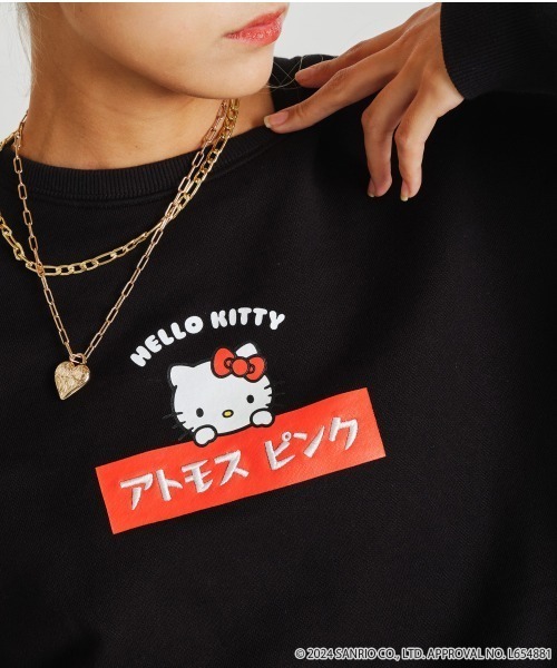 atmos girls トレーナー スウェット HELLO KITTY x pink Box