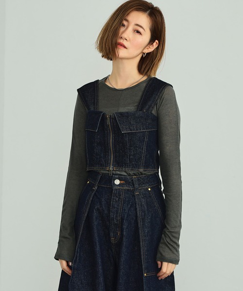 「GISELe 4月号掲載」atelier SOMETHING MULTI WAY BISCHE /マルチウェイビスチェ レディース EDWIN ONLINE MALL｜【GISELe 4月号掲載】atelier SOMETHING