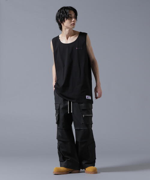 DANKE SCHON ワイドカーゴパンツ　L DANKE SCHON カーゴパンツ DankeSchon/ダンケシェーン/TCBLK