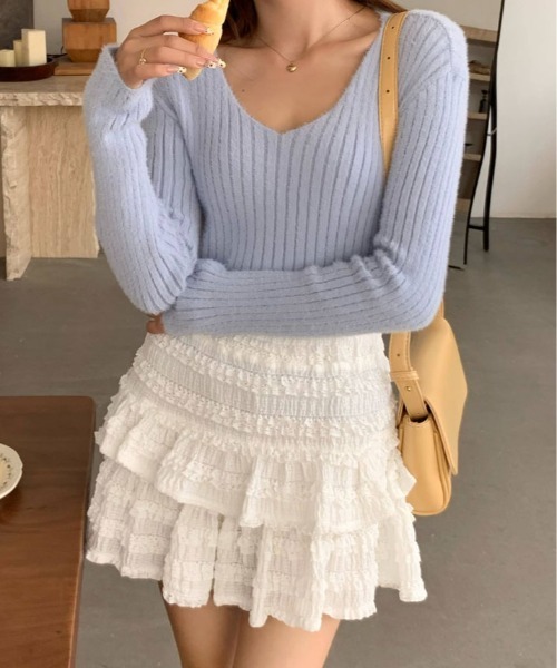 スカート レース ティアード ミニスカート : ZOZOTOWN Yahoo!店 - 通販