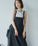 ワンピース 「C.Mt」エプロンワンピースの詳細画像4