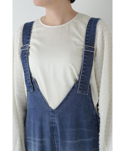 Healthy デニムオーバーオール 淡い青 Healthy denim サロペット オーバーオール 「Healthy DENIM